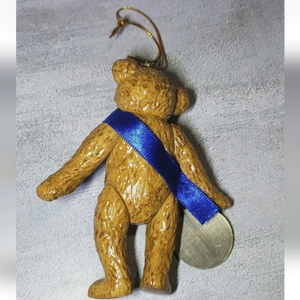Vtg Sagamore Hill Posable Bear Ornament 100th Anniversary Midwest Of CannonFalls